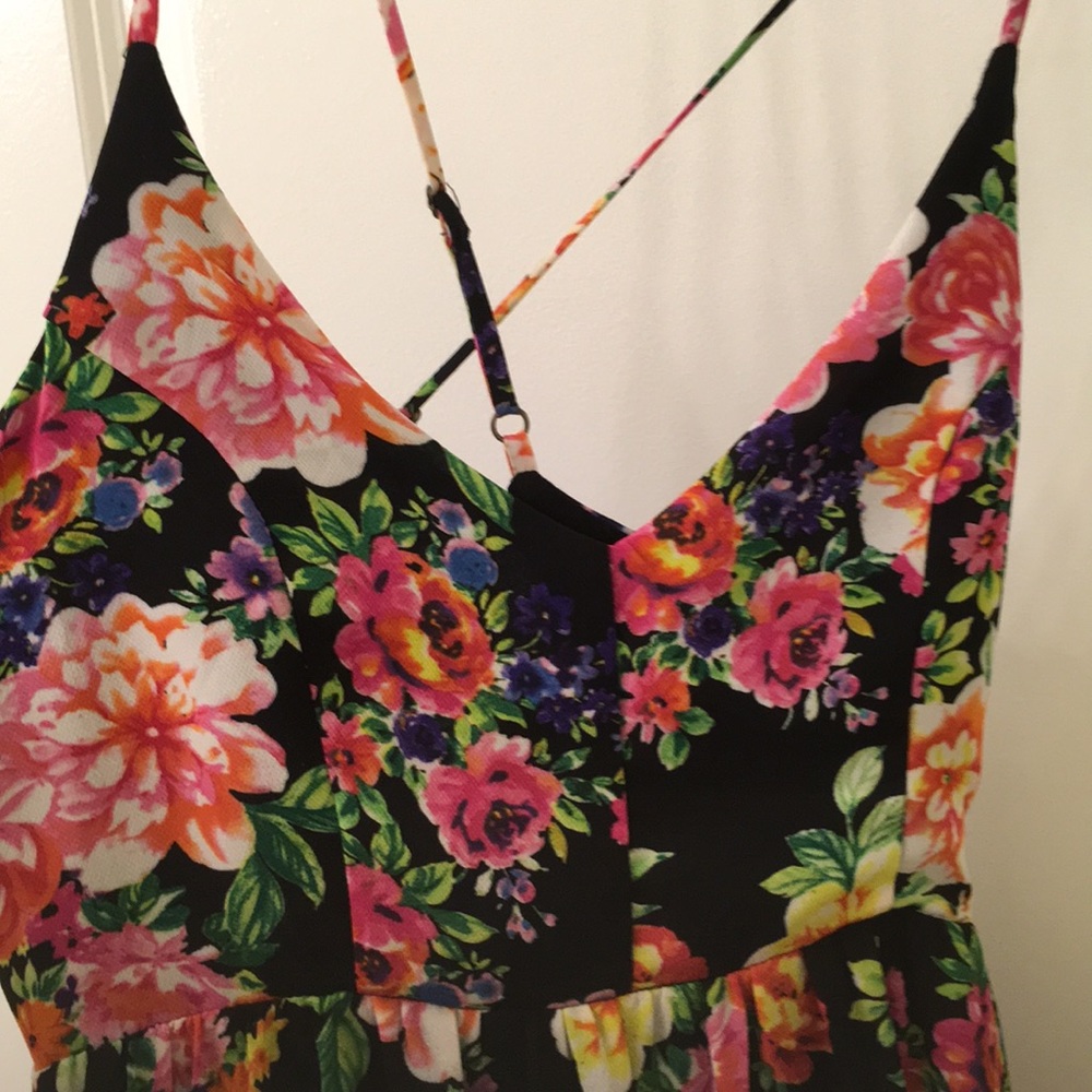 Long floral dress